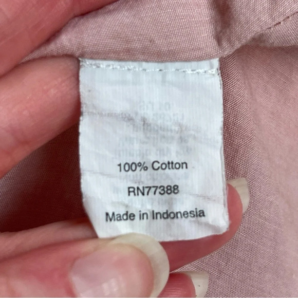 J Crew Skirt Cotton Lined Embroidered Tassels Pull On Boho dust pink Size M - Picture 5 of 8